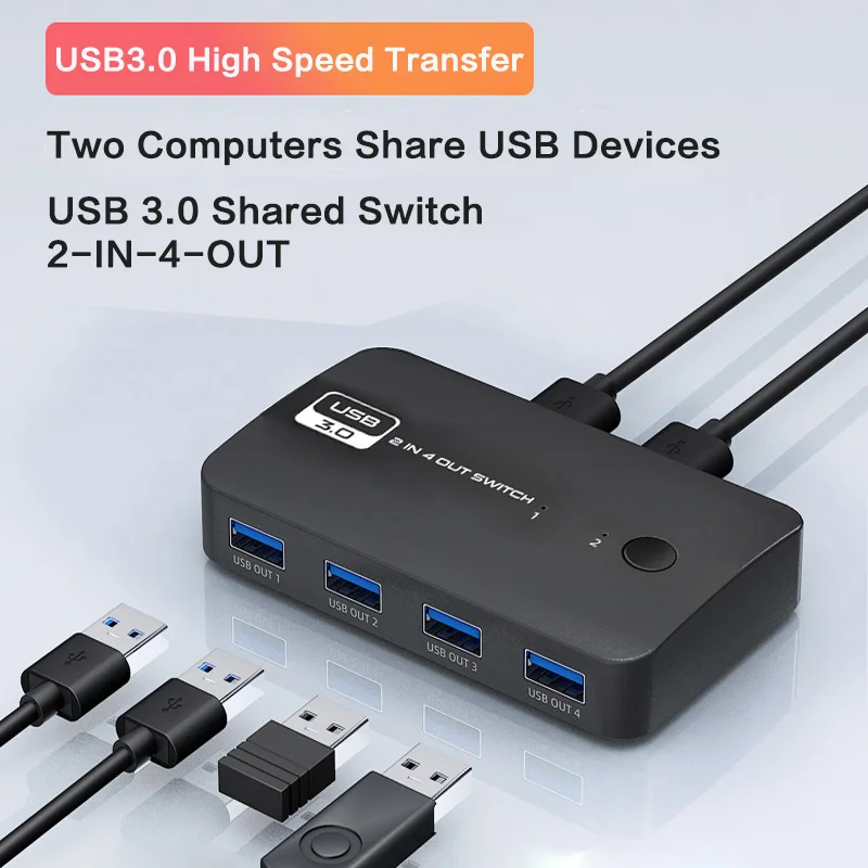 USB 2.0 USB 3.0 KVM ġ 콺 Ű , ǻ Ʈѷ  ġ, 2 in 4 out 4 in 4 out